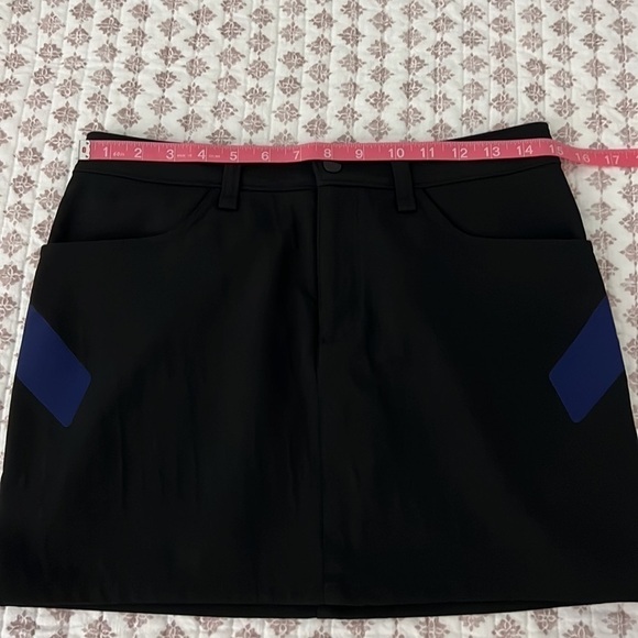 UAS Under Armour Black Blue Athletic Sportswear Skirt By Tim Coppens Size 2 - Picture 11 of 14